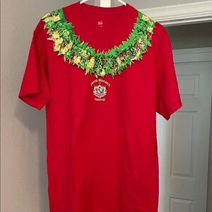 Adidas Red Merrie Monarch Festival T-Shirt